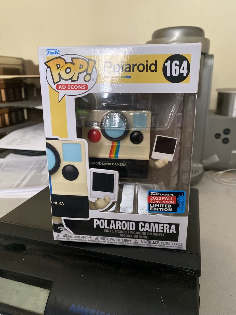 Funko 2022 Fall Con Exclusive Pop Ad Icons Polaroid Camera 164 Vinyl Figure